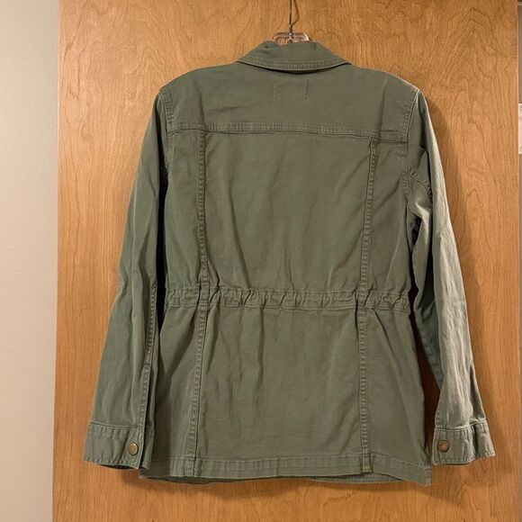 Caslon Olive Utility Jacket with Pockets - Picture 6 of 10